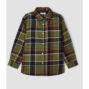 Mayoral Boys Long Sleeve Checked Plaid Shirt